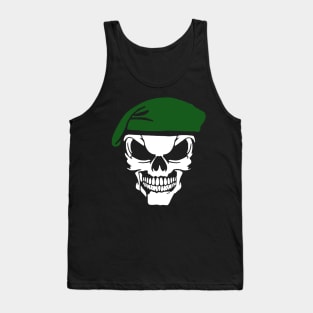 Military skull Tank Top